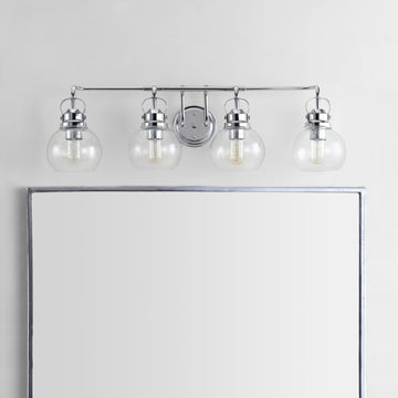 Shirley Metal/ Bubbled Glass Vanity Light - JONATHAN Y